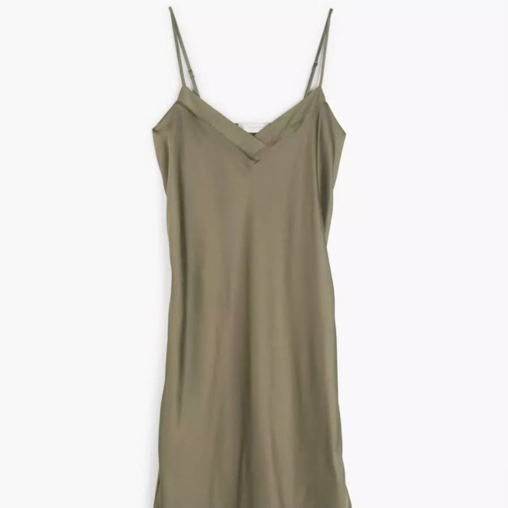 Satin Midi Slip